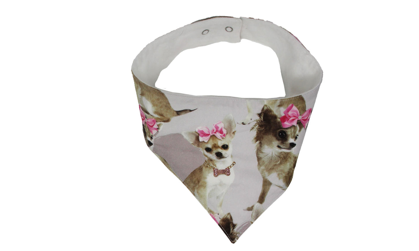 Hunde-Halstuch "PinkyBell"